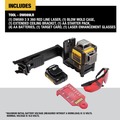 Rotary Lasers | Dewalt DW089LR 12V MAX 3 x 360 Degrees Red Line Laser image number 1