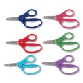 Arts & Crafts Supplies | Fiskars 1067052 5 in. Long 1.75 in. Cut Length Pointed Tip Straight Handle Kids Scissors - Assorted image number 0