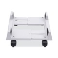  | Innovera IVR54001 8.75 in. x 10 in. x 5 in. Mobile CPU Stand - Light Gray image number 2