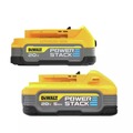 Battery and Charger Starter Kits | Dewalt DCBP315-2 (2) 20V POWERSTACK 1.7 Ah and 5 Ah Lithium-Ion Battery Pack image number 0