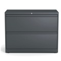  | Alera 25487 36 in. x 18.63 in. x 28 in. 2 Legal/Letter/A4/A5 Size Lateral File Drawers - Charcoal image number 2