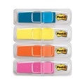  | Post-it Flags 683-4ABX 0.5 in. x 1.75 in. Highlighting Page Flags - 4 Assorted Bright Colors (140/Pack) image number 1
