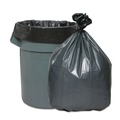 Trash Bags | Platinum Plus 1507837 39 in. x 56 in. 60-Gallon 1.55 mil. Can Liners - Gray (25/Carton) image number 2