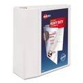  | Avery 79106 11 in. x 8.5 in. Heavy-Duty View Binder with DuraHinge, 3 Locking One Touch EZD Rings, and 5 in. Capacity - White image number 0