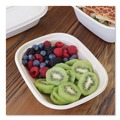 Food Trays, Containers, and Lids | World Centric CT-SC-20L-LF 6.7 in. x 8.7 in. x 1.7 in. 20 oz. Sugarcane Fiber Laminated Fiber Containers - Natural (400/Carton) image number 1
