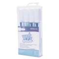 Office Jansan | Deflecto SMA510-V4-WT Wet Erase Markers with Medium Chisel Tip - White (4/Pack) image number 8