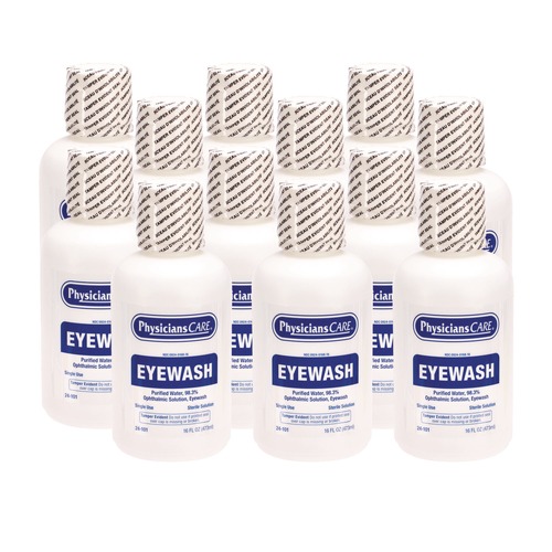 Office Jansan | PhysiciansCare by First Aid Only 90546 16 oz Bottle Eye Wash (12/Carton) image number 0