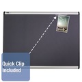  | Quartet MB547A Prestige Plus 72 in. x 48 in. Magnetic Fabric Bulletin Board - Gray/Silver image number 8