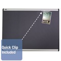 Office & Office Supplies | Quartet MB547A Prestige Plus 72 in. x 48 in. Magnetic Fabric Bulletin Board - Gray/Silver image number 8