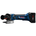 Angle Grinders | Bosch GWS18V-45B14 CORE18V 6.3 Ah Cordless Lithium-Ion 4-1/2 in. Angle Grinder Kit image number 2