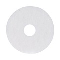 Floor Cleaners | Boardwalk BWK4013WHI 13 in. Diameter Polishing Floor Pads - White (5/Carton) image number 1