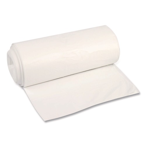 Trash Bags | Boardwalk Z8048MNKR01 40 in. x 48 in. 45 gal. 12 mic High-Density Can Liners - Natural (250/Carton) image number 0