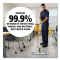 Labor Day Sale! Save $30 off $199! | Rubbermaid Commercial FGQ41000GR00 18.5 in. x 5.5 in. x 0.5 in. Microfiber Wet Mopping Pad - Green (12/Carton) image number 4