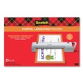 Office Jansan | Scotch TP3856-25 11.5 in. x 17.5 in. 3 mil Laminating Pouches - Gloss Clear (25/Pack) image number 0