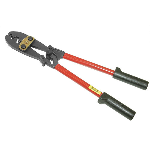 Crimpers | Klein Tools 2006 Large Crimping Tool with Compound Action for 6 - 4/0 AWG Lugs and Terminals image number 0