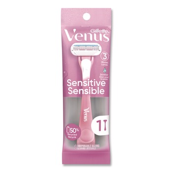 Gillette Venus Sensitive Sensible Razors 3 Blades 36/Carton