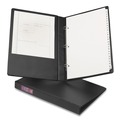 Office Jansan | Avery 06400 14 in. x 8.5 in. 3 Rings 1 in. Capacity Legal Durable Non-View Binder with Round Rings - Black image number 0