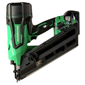 FRAMING NAILERS | Metabo HPT NR3690DCM MultiVolt 36V Brushless Lithium-Ion Cordless Paper Strip Framing Nailer Kit (2.5 Ah)