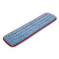 Mops | Rubbermaid Commercial FGQ41000RD00 18-1/2 in. x 5 1/2 in. x 1/2 in. Microfiber Wet Mopping Pad - Red image number 3