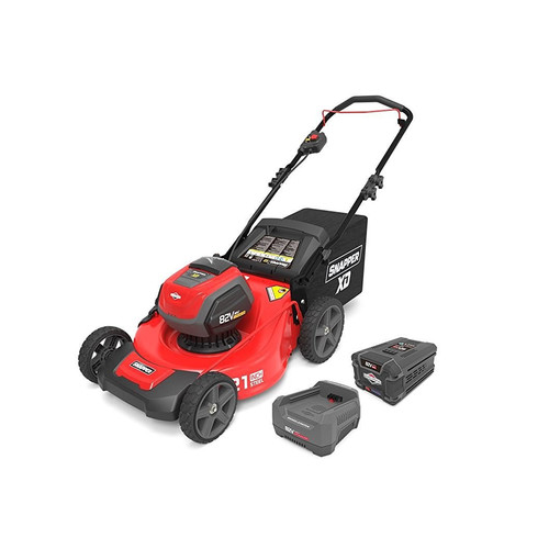 Push Mowers | Snapper SXDWM82K 82V Cordless Lithium-Ion 21 in. Walk Mower Kit with 2.0 Ah Battery & Rapid Charger image number 0