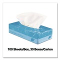 Paper Towels and Napkins | GEN GENFACIAL30100B 2-Ply Boxed Facial Tissue - White (30 Boxes/Carton) image number 3