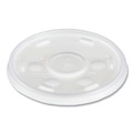 Cutlery | Dart 10SL Plastic Cold Cup Lids Fits 10 oz. Cups - Translucent (1000/Carton) image number 1