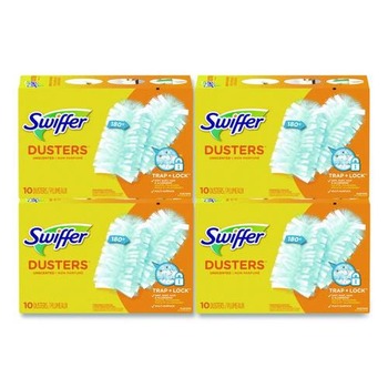 Swiffer Dusters Unscented Cleaner Refills - Light Blue (4/Carton)