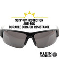 Safety Glasses | Klein Tools 60162 Professional Semi Frame Safety Glasses - Gray Lens image number 4