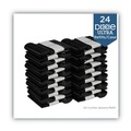 Cutlery | Dixie SSS51 SmartStock Series-O 6 in. Mediumweight Plastic Cutlery Spoons Refill - Black (40/Pack, 24 Packs/Carton) image number 2