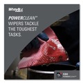 Office Jansan | WypAll 41055 12.4 in. x 12.2 in. Power Clean Jumbo Roll X80 Heavy Duty Cloths - Red (1/Carton) image number 3