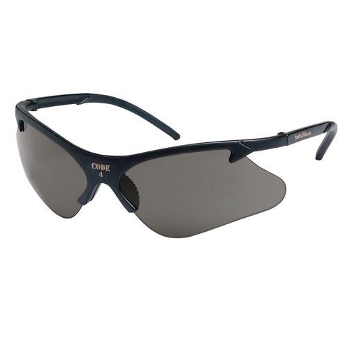 Safety Glasses | Kimberly-Clark 19836 Code 4 Safety Glasses - Black Frame, Smoke Lens (12/Box) image number 0