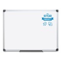  | MasterVision MA0207170 18 in. x 24 in. Value Lacquered Steel Magnetic Dry Erase Board - White Surface, Silver Aluminum Frame image number 3