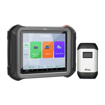 Xtool EV Smart Diagnostic System with 9.7 in. Tablet, Bluetooth, DoIP, CAN-FD, Battery Pack Detection, Tesla Diagnostics, and 40plus Special Functions