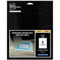 Office Jansan | Avery 60539 PermaTrack 2 in. x 3.75 in. Laser Printers Destructible Asset Tag Labels - White (64/Pack) image number 0