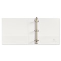 Office Jansan | Avery 17032 3 Slant Rings 2 in. Capacity 11 in. x 8.5 in. Durable View Binder with DuraHinge - White image number 2