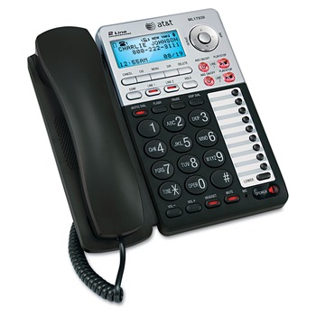 AT&T 2-Line Speakerphone with Caller ID and Digital Answering System