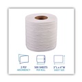 Toilet Paper | Boardwalk B6145 4 in. x 3 in. 2-Ply Septic Safe Toilet Tissue - White (96/Carton) image number 3