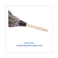Cleaning Brushes | Boardwalk BWK14FD 14 in. Professional Ostrich Feather Duster - Gray image number 4