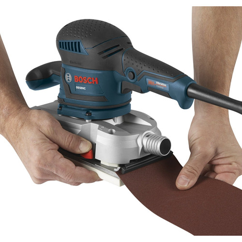 Bosch OS50VC 3.4Amp Variable Speed 12Sheet Orbital Finishing Sander with Vibration Control