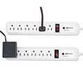 Surge Protectors | Innovera IVR71653 2/PK 4 ft. Cord 540 Joules 6 Outlets Surge Protector - White image number 2