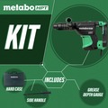 Rotary Hammers | Metabo HPT DH40MEY2M 11.3 Amp Brushless SDS-Max 1-9/16 in. Corded Rotary Hammer image number 1