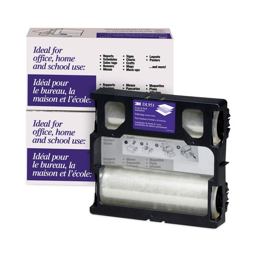 Office Jansan | Scotch DL951 Refill for LS950 5.6 mil. 8.5 in. x 100 ft. Heat-Free Laminating Machines - Gloss Clear image number 0