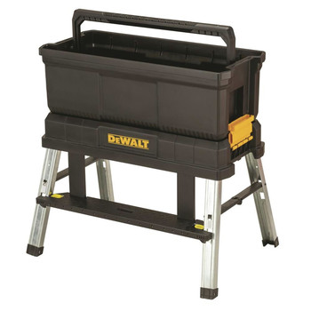 CASES AND BAGS | Dewalt DWST25090 11.65 in. x 25 in. x 11.3 in. Storage Step Stool - Black