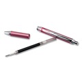 Bulk Savings Pricing 1 | Pentel BL407P-A EnerGel Medium 0.7 millimeter Retractable Alloy RT Gel Pen - Black Ink/Pink Barrel image number 4