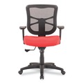 Office Chairs | Alera ALEEL42BME30B 17.9 in. to 21.8 in. Seat Height Elusion Series Mesh Mid-Back Swivel/Tilt Chair Supports Up to 275 lbs. - Red image number 10