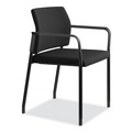 Office Chairs | HON HSGS6.F.B.CU10.CBK 23.25 in. x 22.25 in. x 32 in. Accommodate Series Guest Chair with Fixed Arms - Black/Charblack  (2/Carton) image number 1