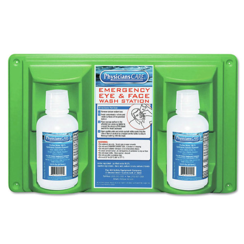First Aid | Pac-Kit 24-102 16 oz. Eye and Skin Flush Emergency Station/Replacement Twin Bottles image number 0