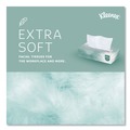Paper Towels and Napkins | Kleenex 21601 2-Ply Flat Box Naturals Facial Tissue for Business - White (125 Sheet/Box) image number 4