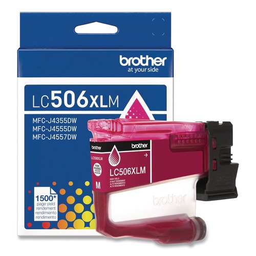 Ink & Toner | Brother LC506XLMS INKvestment 1,500 Page-Yield High-Yield Ink - Magenta image number 0