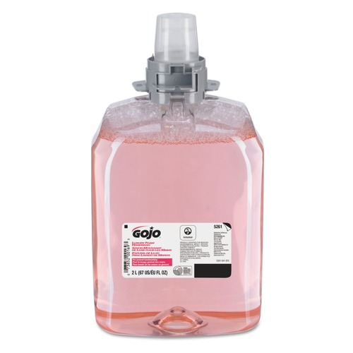 GOJO Industries 5261-02 Luxury Foam Hand Wash Refill For Fmx-20 Dispenser - Cranberry Scented (2/Carton) image number 0